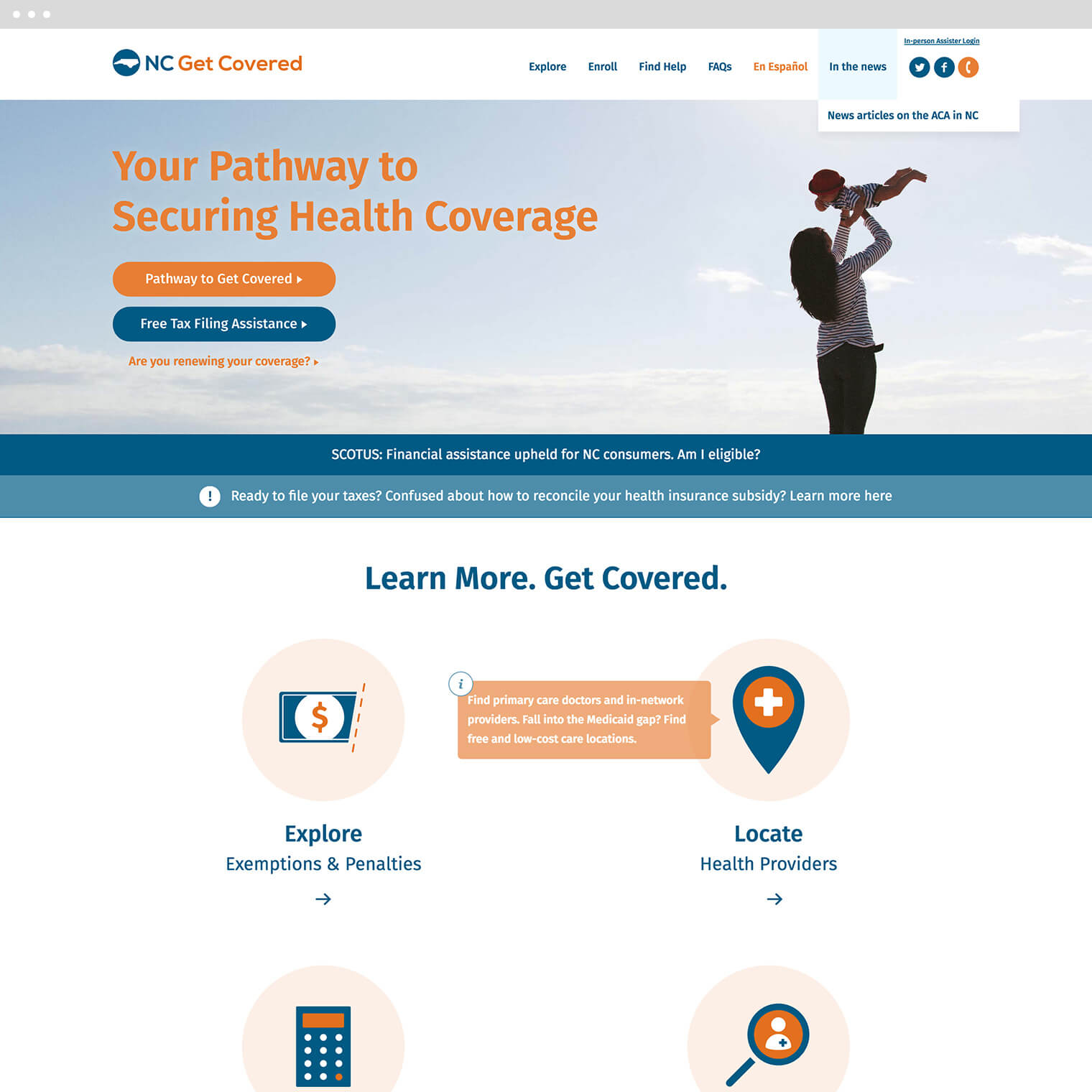 nc get covered site